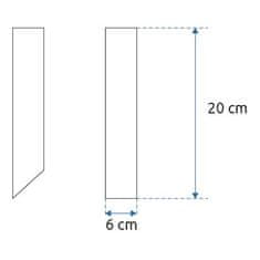 Toolight MODERN SUFFIT LAMP 20 CM APP571-1C čierna