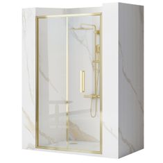 REA Sprchové dvere Rapid Fold 100 Gold
