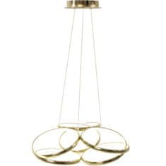 Toolight Moderné stropné svietidlo LED + PILOT APP794-CP Flat Gold