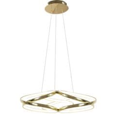 Toolight Moderné stropné svietidlo LED + PILOT APP794-CP Flat Gold