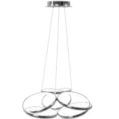 Toolight Moderné stropné svietidlo LED + PILOT APP795-CP Flat Chrome