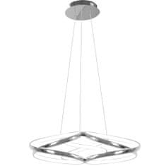 Toolight Moderné stropné svietidlo LED + PILOT APP795-CP Flat Chrome