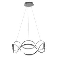 Toolight Moderné stropné svietidlo LED + PILOT APP801-CP Twist Chrome