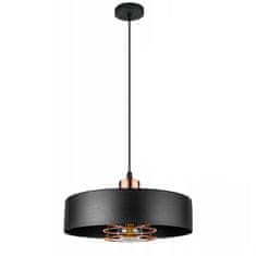 Toolight Lamp Vintage APP1246-1CP Black/Rose gold