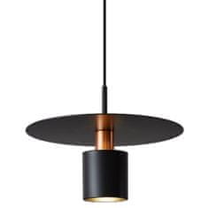 Toolight Lamp Vintage APP1145-1CP Black Rose Gold