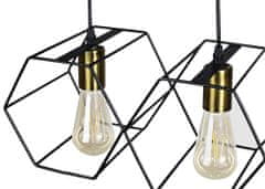 Toolight Lamp Vintage APP1132-3CP Black Gold