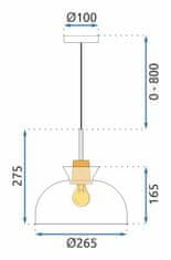 Toolight Lamp Vintage APP1184-1CP C