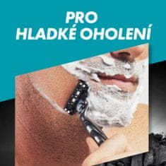 Gillette Mach3 Charcoal Holicí strojek pro muže + 2 ks náhradní hlavice