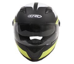 XRC Helma na motorku matt black/white/yellow veľ. XS