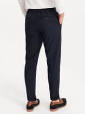 OMBRE Pánske nohavice chinos Yspalloc navy S