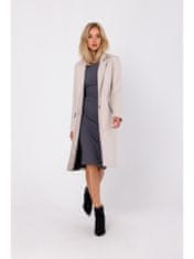 Made of Emotion Dámsky kabát crombie coat Maduna M758 béžová S