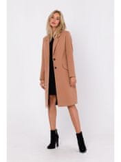 Made of Emotion Dámsky kabát crombie coat Maduna M758 camel S