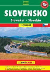 Slovensko 1:200 000 / autoatlas (A5, spirála)