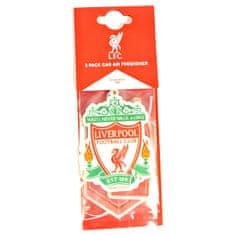 FAN SHOP SLOVAKIA Vôňa do auta Liverpool FC, 3 ks, klubový znak, vlajka, ruka s nápisom