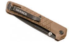 GERBER 30-001881 Zilch - Coyote vreckový nôž 7,8 cm, hnedá, GFN