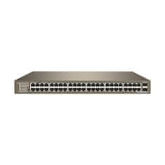 Tenda TEG1050F 48x Gigabit so SFP, 48x RJ45 + 2x SFP, Fanless - bez ventilátorov, Rackmount, VLAN, 6kV