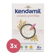 Kendamil 3x Kaša mliečna krémová ovsená (150 g), 6m+