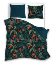FARO Textil Bavlnené obliečky Elegant 023 220x200 + 2x 70x80 zelené