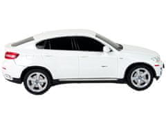 Lean-toys R/C auto Bmw X6 1:24 Rastar White