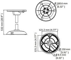 Hikvision HiWatch DS-1271ZJ-PT10, pro PTZ HWP-P332ZI-DE3