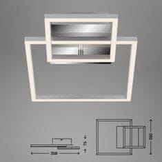 BRILONER BRILONER LED rám 35,8 cm 19W 1850lm chróm BRI 3118-018