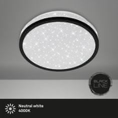 BRILONER BRILONER LED stropné svietidlo hviezdne nebo, priemer. 21,7 cm, 10 W, čierna BRI 3456-015