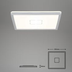 BRILONER BRILONER Slim svietidlo LED panel, 29,3 cm, 2400 lm, 18 W, strieborná BRI 3390-014