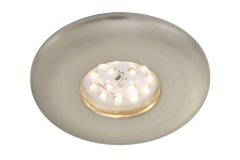 BRILONER BRILONER LED vstavané svietidlo, priemer. 9,3 cm, 5 W, matný nikel BRI 7227-012