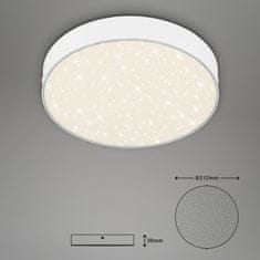 BRILONER BRILONER LED stropné svietidlo hviezdne nebo, priemer. 21,2 cm, 16 W, biele BRI 7073-416