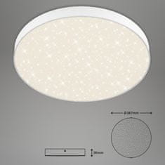 BRILONER BRILONER LED stropné svietidlo hviezdne nebo, priemer. 38,7 cm, 24,5 W, biele BRI 7075-416