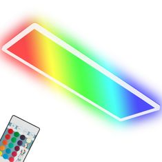 BRILONER BRILONER Ultraploché RGB/W-svietidlo LED panel s priame a nepriame osvetlenie, 42 cm, LED, 22 W, 3000 lm, biele BRILO 7404-016