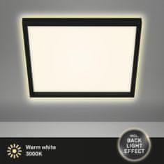BRILONER BRILONER Svietidlo LED panel, 42,2 cm, 3000 lm, 22 W, čierna BRI 7364-015