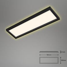 BRILONER BRILONER Svietidlo LED panel, 58,2 cm, 3000 lm, 22 W, čierna BRI 7365-015