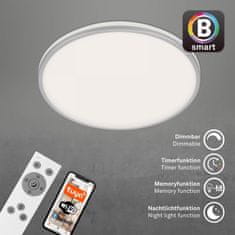 BRILONER BRILONER LED CCT Smart stropné svietidlo pr. 49 cm 42W 4500lm chróm BRILO 3065-014