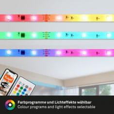 BRILONER BRILONER Digitálny RGB LED pásik s hudobným senzorom 500 cm 0,12W biele BRILO 2313-150