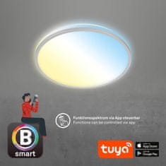 BRILONER BRILONER LED CCT Smart stropné svietidlo pr. 33,3 cm 24W 2500lm chróm BRILO 3064-014