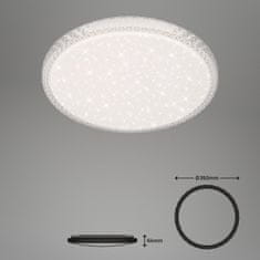 BRILONER BRILONER LED stropné svietidlo hviezdne nebo, priemer. 39 cm, 24 W, biele BRILO 3412-016