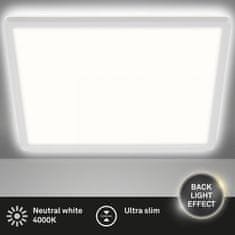 BRILONER BRILONER Slim svietidlo LED panel, 29,3 cm, 2400 lm, 18 W, biele BRILO 7156-416