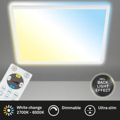 BRILONER BRILONER Slim CCT svietidlo LED panel, 29,3 cm, 18 W, biele BRILO 7081-016