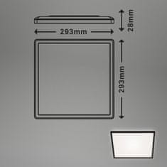 BRILONER BRILONER Slim svietidlo LED panel, 29,3 cm, 18 W, čierna BRILO 7156-415