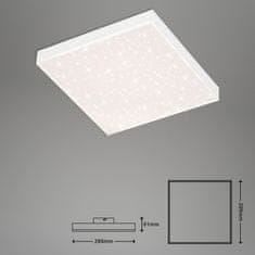 BRILONER BRILONER CCT svietidlo LED panel, 29,5 cm, 15 W, biele BRILO 7381-016