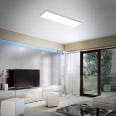 BRILONER BRILONER Ultraplochý LED panel s priamym a nepriamym osvetlením, 58 cm, LED, 22 W, 3000 lm, biele BRILO 7402-416