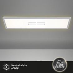 BRILONER BRILONER Slim svietidlo LED panel, 58 cm, 2700 lm, 22 W, strieborná BRI 3394-014