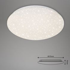 BRILONER BRILONER LED stropné svietidlo hviezdne nebo, CCT, nočné svetlo, diaľkový ovládač, stmievateľné, biele BRILO 3367-216