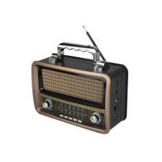 Solex Rádio prenosné MEIER M-1919CZ BLACK retro