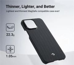Pitaka Kryt MagEZ 3 1500D case, black/grey - iPhone 14 Pro Max (KI1401PM)