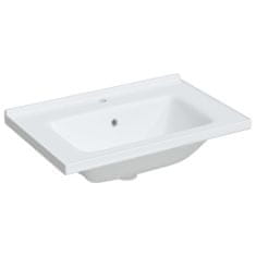 Petromila vidaXL Kúpeľňové umývadlo biele 71x48x19,5 cm obdĺžnikové keramické