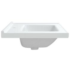 Petromila vidaXL Kúpeľňové umývadlo biele 81x48x19,5 cm obdĺžnikové keramické