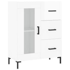 Petromila vidaXL Komoda lesklá biela 69,5x34x90 cm spracované drevo