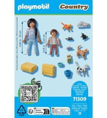 Playmobil PLAYMOBIL Country 71309 Kočičí rodina